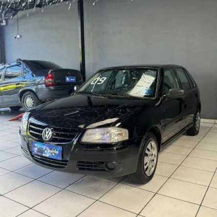 VOLKSWAGEN   GOL (NOVO) 1.0 MI TOTAL FLEX 8V 4P   PRETO 2009 1.0 FLEX