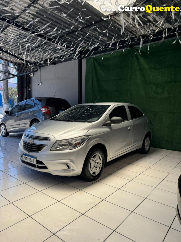 CHEVROLET   ONIX HATCH LT 1.0 8V FLEXPOWER 5P MEC.   PRATA 2015 1.0 FLEX - Loja