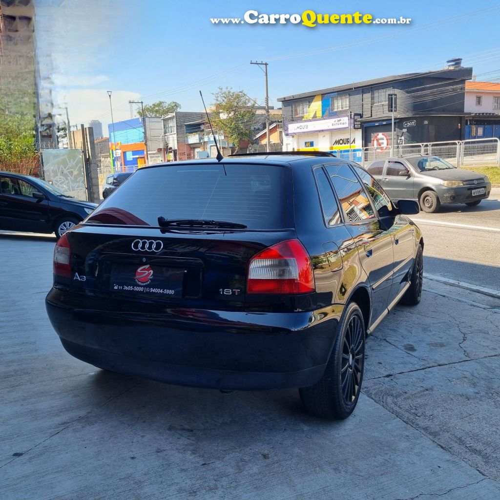 AUDI   A3 1.8 TURBO 180CV 5P MEC.   PRETO 2004 1.8 GASOLINA - Loja