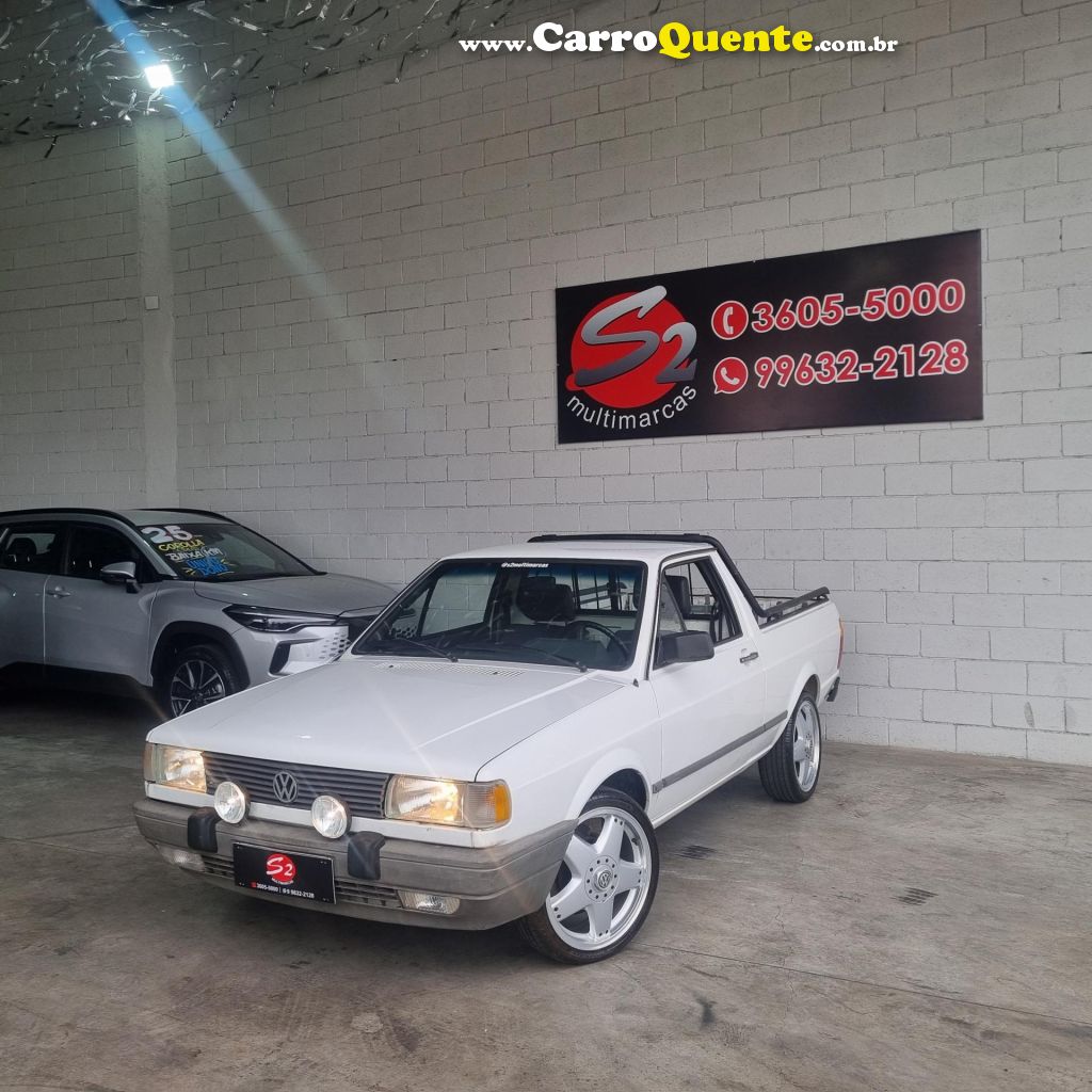 VOLKSWAGEN   SAVEIRO CL 1.6 MI  CL C 1.6   BRANCO 1993 1.6 GASOLINA - Loja