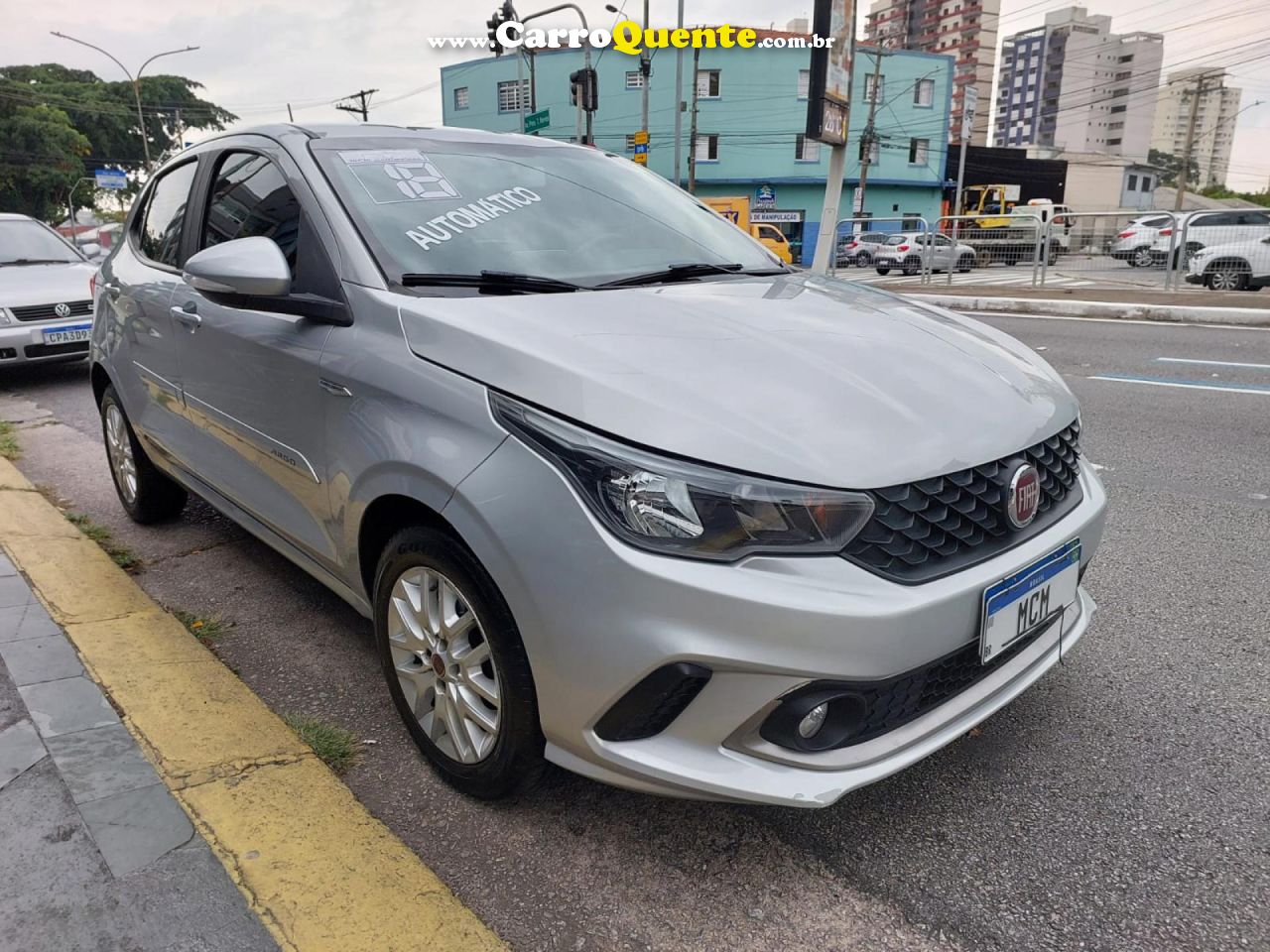 FIAT   ARGO PRECISION 1.8 16V FLEX AUT.   PRATA 2018 1.8 FLEX - Loja