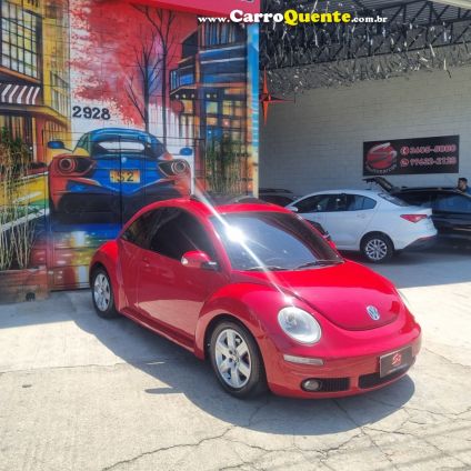 VOLKSWAGEN   NEW BEETLE 2.0 MI MEC.AUT.   VERMELHO 2007 2.0 GASOLINA