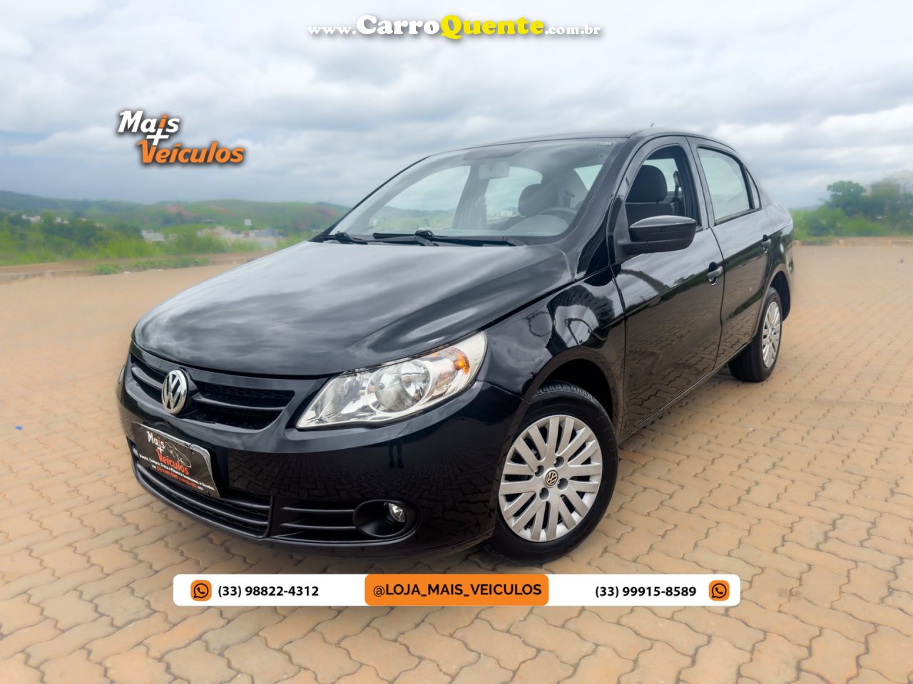 VOLKSWAGEN   VOYAGE 1.61.6 CITY  MI TOTAL FLEX 8V 4P   PRETO 2012 1.6 FLEX - Loja