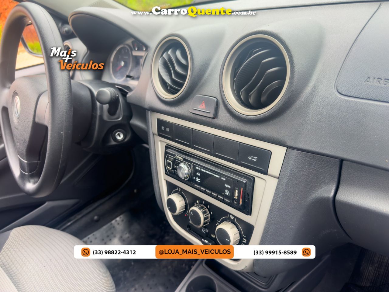 VOLKSWAGEN   VOYAGE 1.61.6 CITY  MI TOTAL FLEX 8V 4P   PRETO 2012 1.6 FLEX - Loja