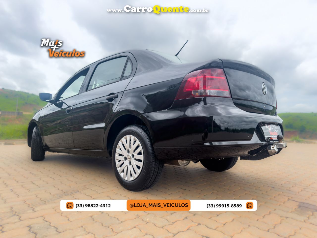 VOLKSWAGEN   VOYAGE 1.61.6 CITY  MI TOTAL FLEX 8V 4P   PRETO 2012 1.6 FLEX - Loja
