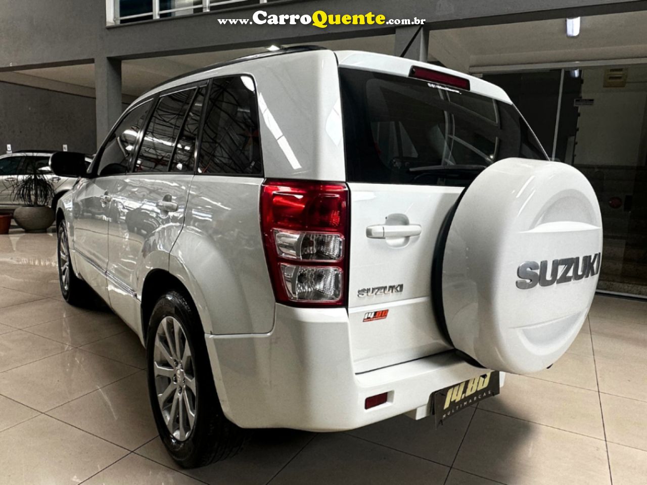 SUZUKI   GRAND VITARA 2.0 16V 4X24X4 5P AUT.   BRANCO 2014 2.0 GASOLINA - Loja