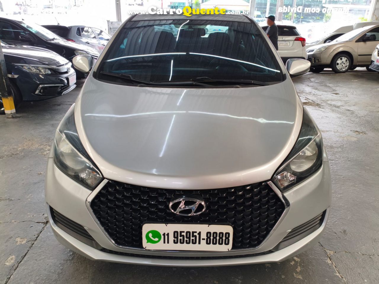HYUNDAI   HB20S C.STYLEC.PLUS1.6 FLEX 16V AUT. 4P   PRATA 2019 1.6 FLEX - Loja