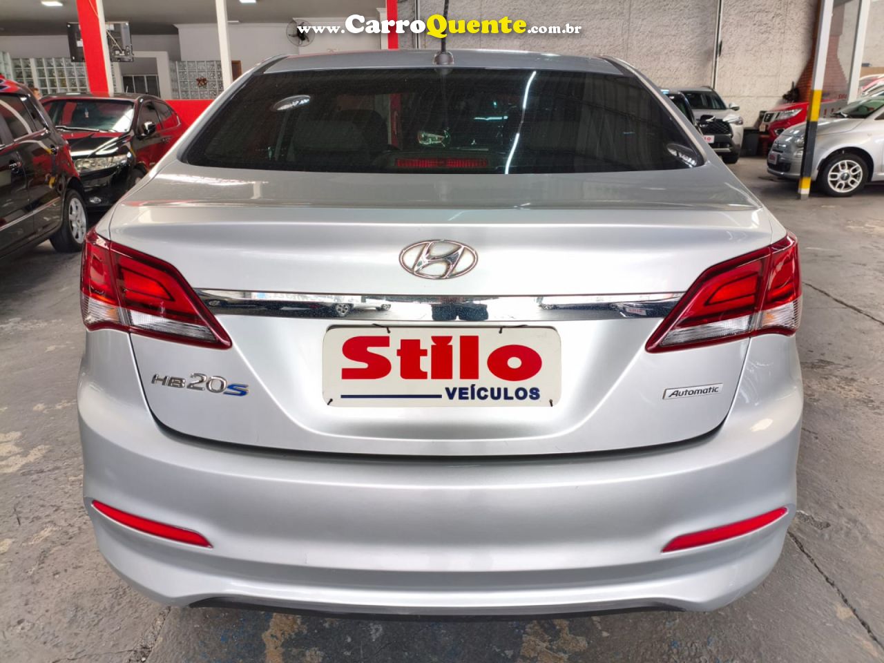 HYUNDAI   HB20S C.STYLEC.PLUS1.6 FLEX 16V AUT. 4P   PRATA 2019 1.6 FLEX - Loja