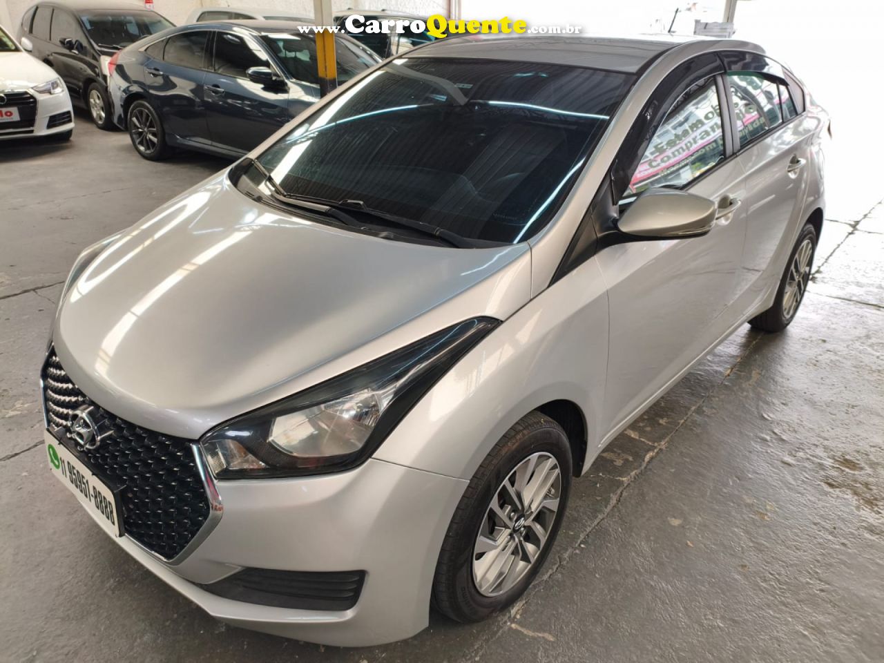 HYUNDAI   HB20S C.STYLEC.PLUS1.6 FLEX 16V AUT. 4P   PRATA 2019 1.6 FLEX - Loja