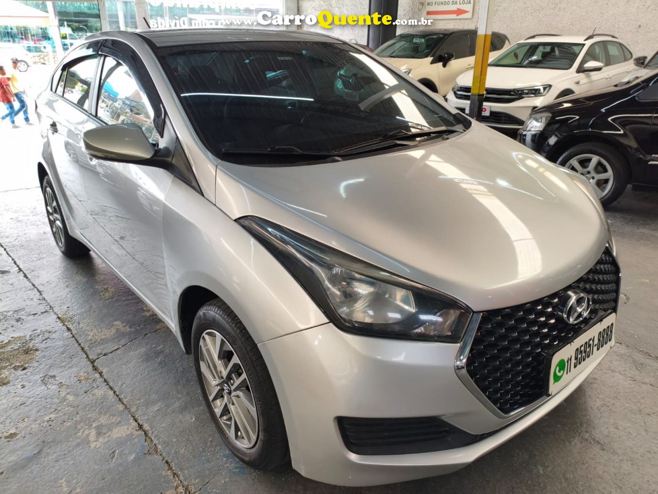 HYUNDAI   HB20S C.STYLEC.PLUS1.6 FLEX 16V AUT. 4P   PRATA 2019 1.6 FLEX - Loja