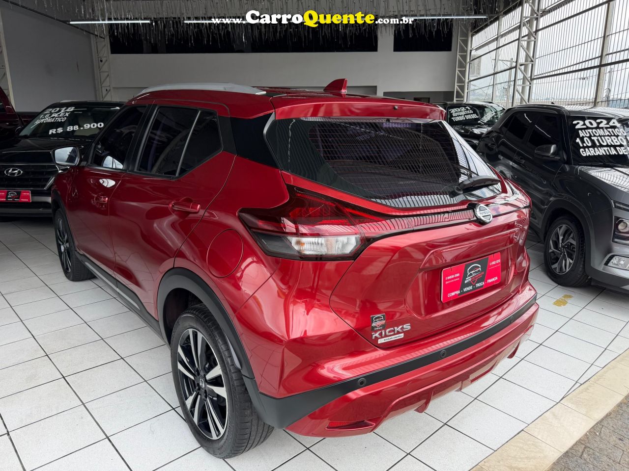 NISSAN   KICKS ADVANCE 1.6 16V FLEX AUT.   VERMELHO 2022 1.6 FLEX - Loja
