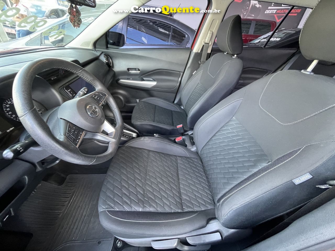 NISSAN   KICKS ADVANCE 1.6 16V FLEX AUT.   VERMELHO 2022 1.6 FLEX - Loja