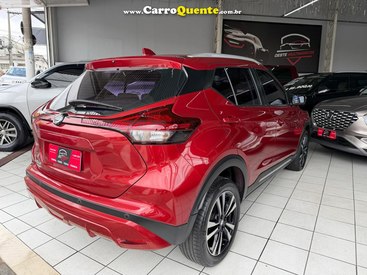 NISSAN   KICKS ADVANCE 1.6 16V FLEX AUT.   VERMELHO 2022 1.6 FLEX - Loja