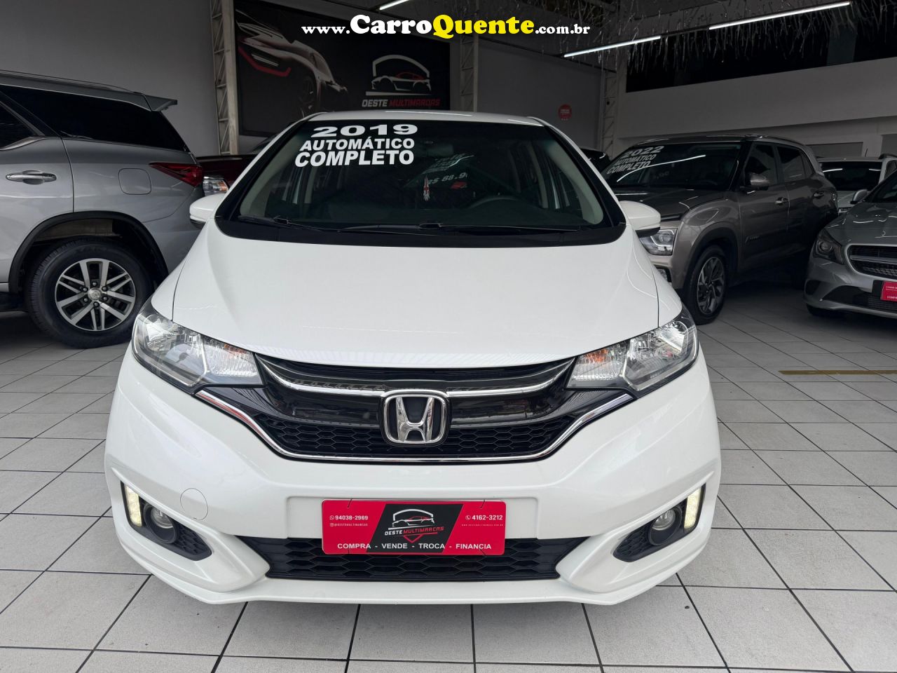 HONDA   FIT LX 1.5 FLEXONE 16V 5P AUT.   BRANCO 2019 1.5 GASOLINA - Loja