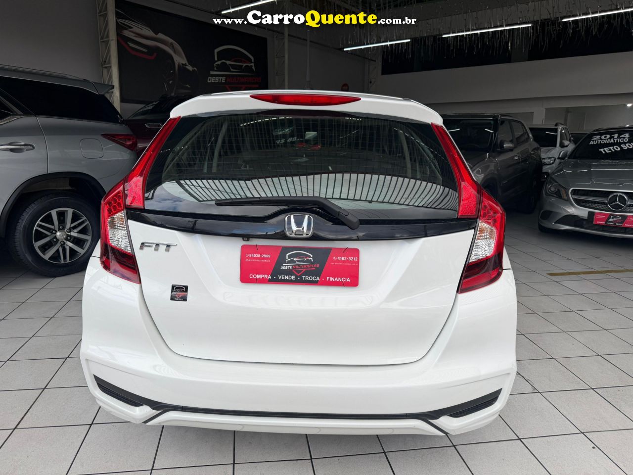 HONDA   FIT LX 1.5 FLEXONE 16V 5P AUT.   BRANCO 2019 1.5 GASOLINA - Loja
