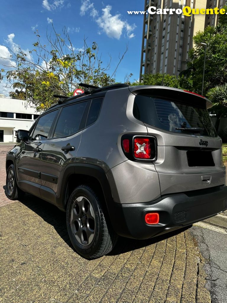 JEEP   RENEGADE1.8 4X2 FLEX 16V AUT.   CINZA 2021 1.8 FLEX - Loja