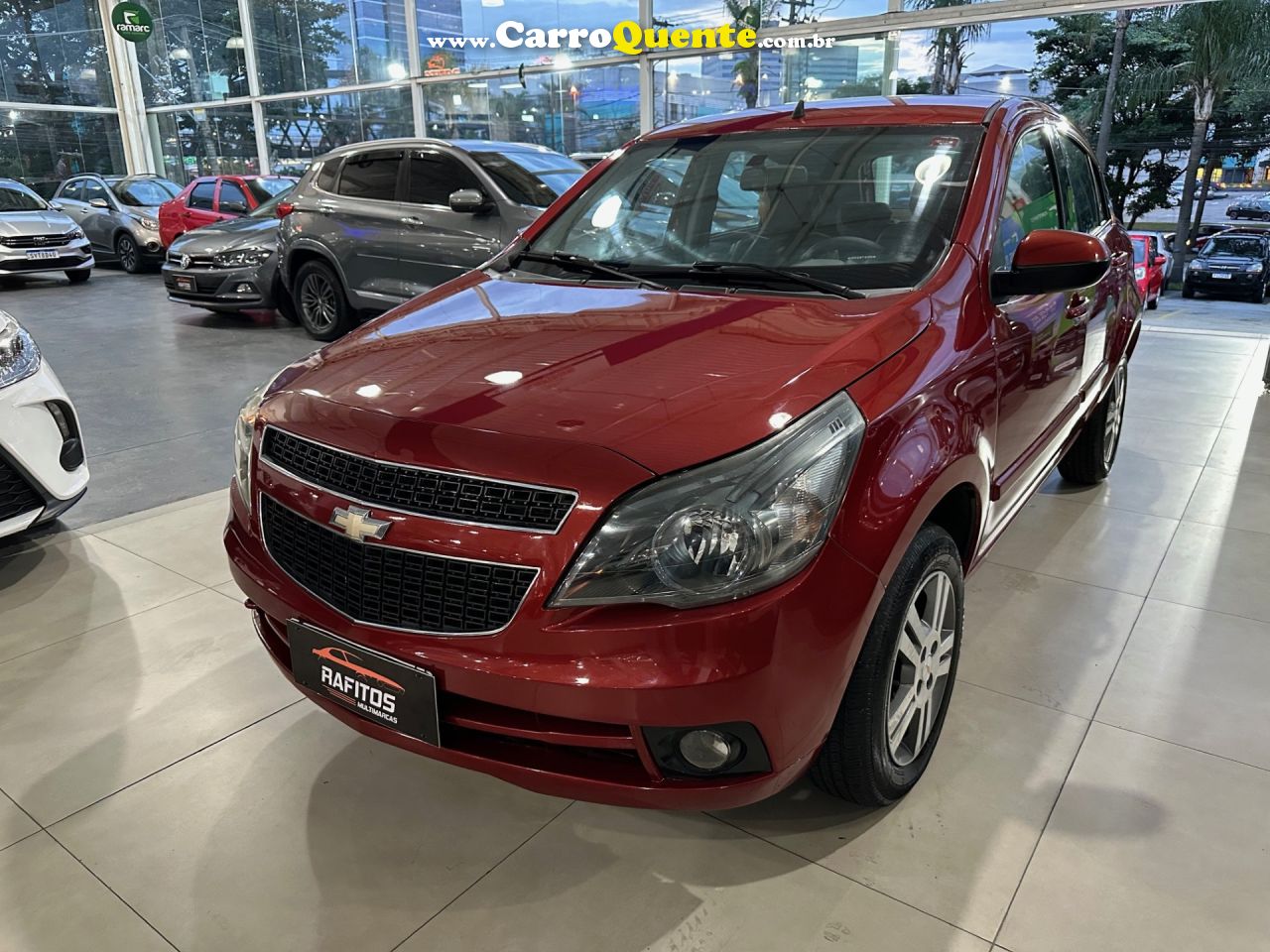 CHEVROLET   AGILE LTZ 1.4 MPFI 8V FLEXPOWER 5P   VERMELHO 2013 1.4 FLEX - Loja