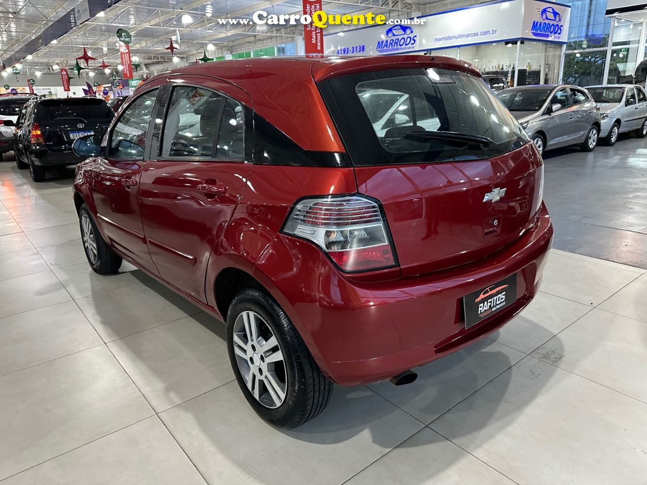 CHEVROLET   AGILE LTZ 1.4 MPFI 8V FLEXPOWER 5P   VERMELHO 2013 1.4 FLEX - Loja