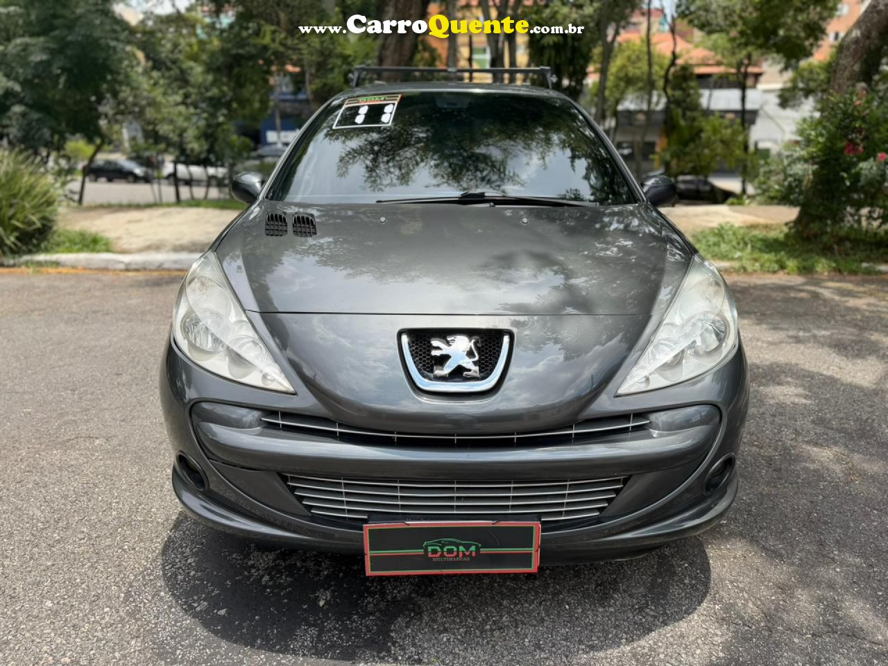PEUGEOT   207 XS 1.6 FLEX 16V 5P AUT.   CINZA 2011 1.6 FLEX - Loja
