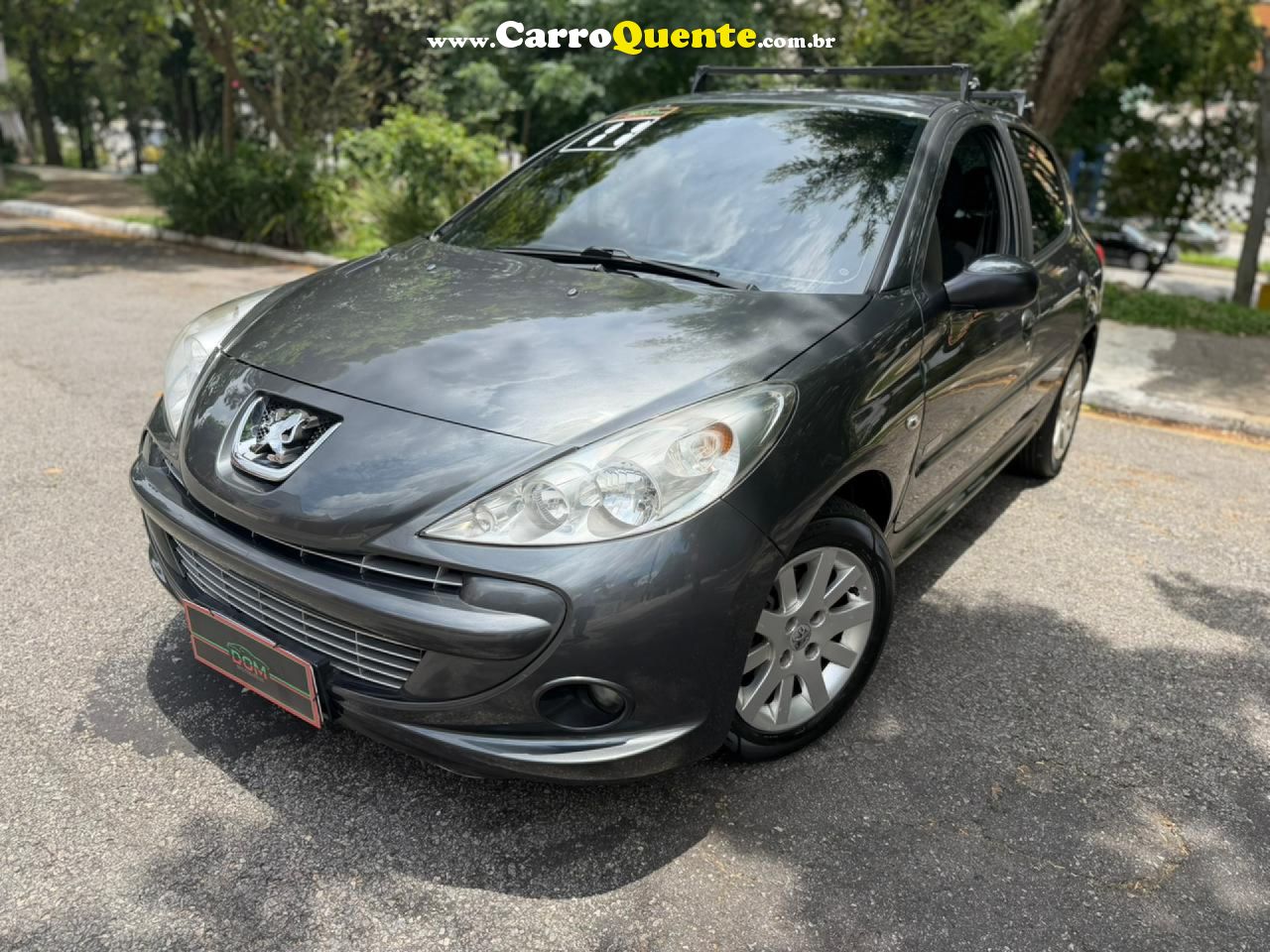 PEUGEOT   207 XS 1.6 FLEX 16V 5P AUT.   CINZA 2011 1.6 FLEX - Loja