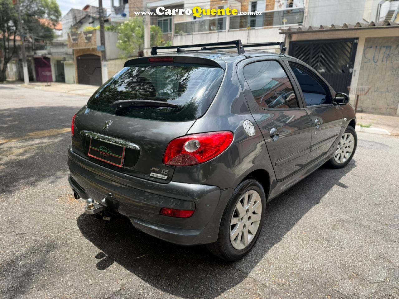 PEUGEOT   207 XS 1.6 FLEX 16V 5P AUT.   CINZA 2011 1.6 FLEX - Loja