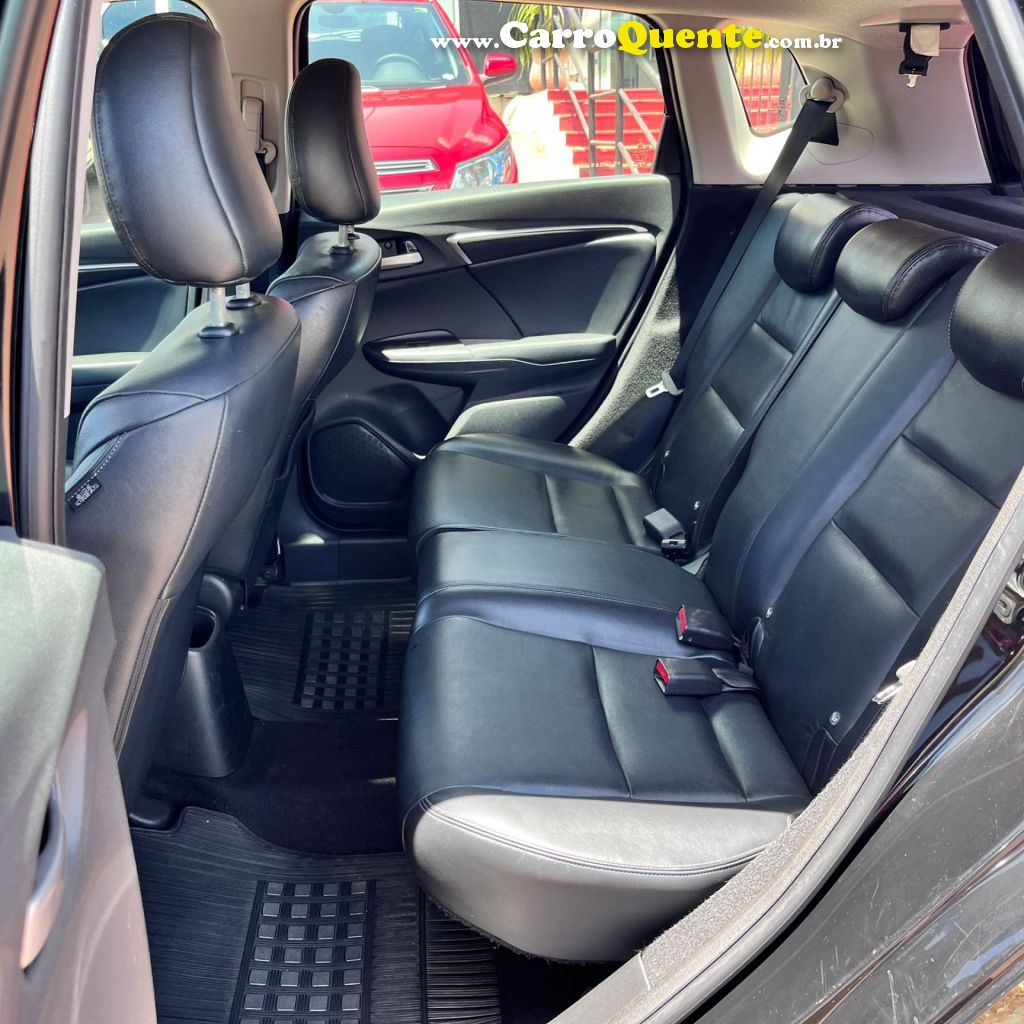 HONDA   FIT EXL 1.5 FLEXFLEXONE 16V 5P AUT   PRETO 2015 1.5 GASOLINA - Loja