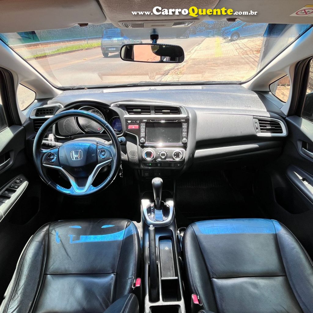 HONDA   FIT EXL 1.5 FLEXFLEXONE 16V 5P AUT   PRETO 2015 1.5 GASOLINA - Loja