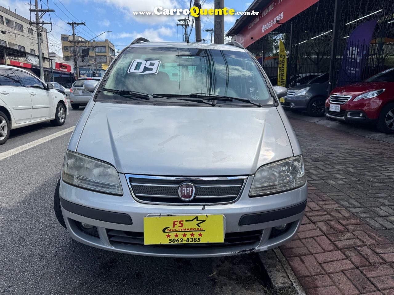 FIAT   IDEA ELX 1.4 MPI FIRE FLEX 8V 5P   PRATA 2009 1.4 FLEX - Loja