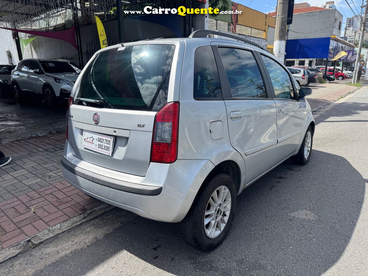 FIAT   IDEA ELX 1.4 MPI FIRE FLEX 8V 5P   PRATA 2009 1.4 FLEX - Loja