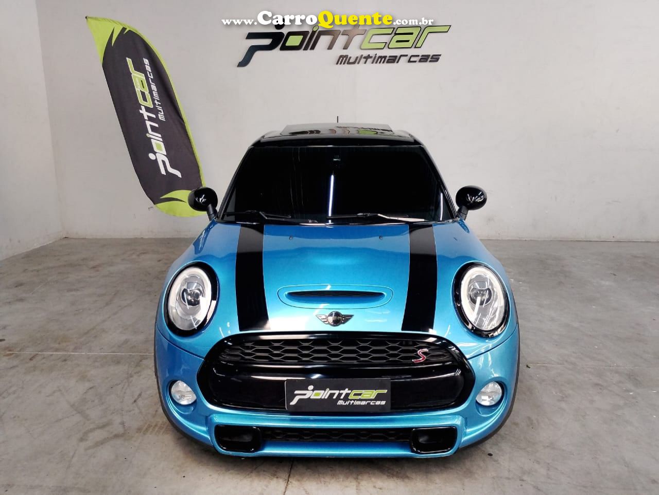 MINI   COOPER S 2.0 TURBO 16V 5P AUT.   AZUL 2015 2.0 GASOLINA - Loja