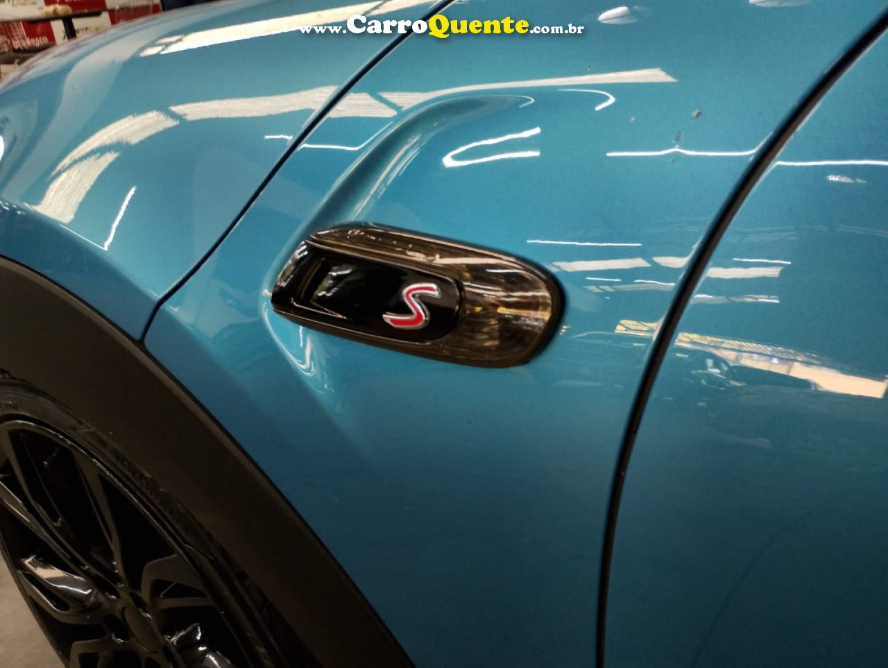 MINI   COOPER S 2.0 TURBO 16V 5P AUT.   AZUL 2015 2.0 GASOLINA - Loja