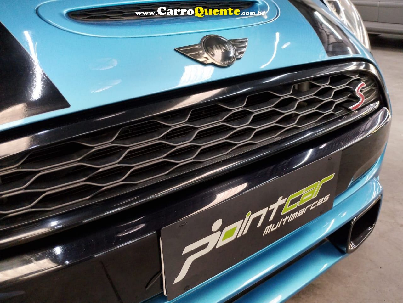 MINI   COOPER S 2.0 TURBO 16V 5P AUT.   AZUL 2015 2.0 GASOLINA - Loja