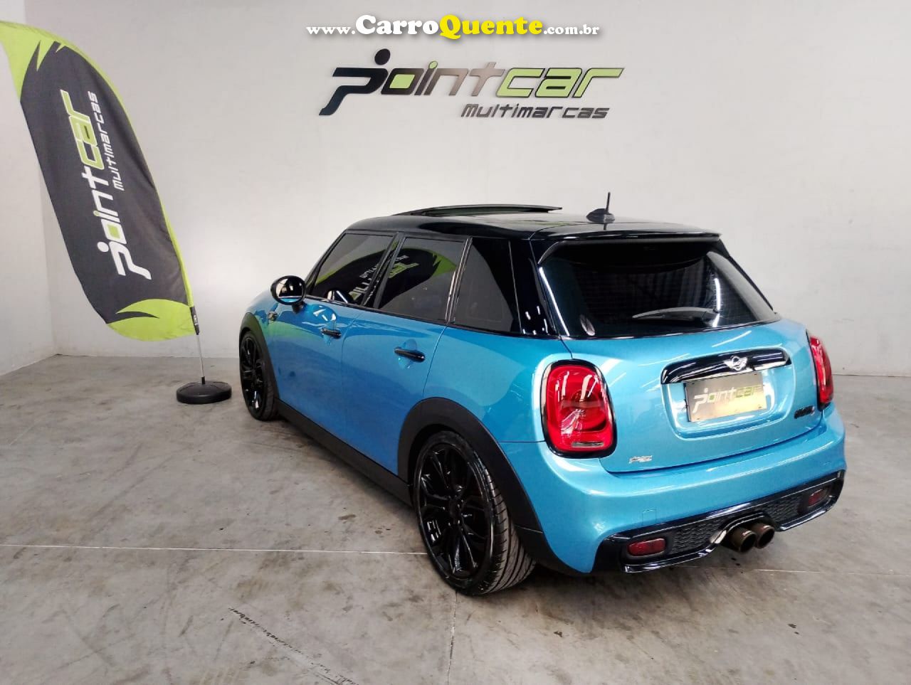 MINI   COOPER S 2.0 TURBO 16V 5P AUT.   AZUL 2015 2.0 GASOLINA - Loja