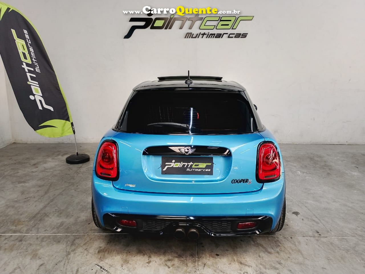 MINI   COOPER S 2.0 TURBO 16V 5P AUT.   AZUL 2015 2.0 GASOLINA - Loja