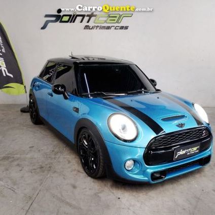 MINI   COOPER S 2.0 TURBO 16V 5P AUT.   AZUL 2015 2.0 GASOLINA
