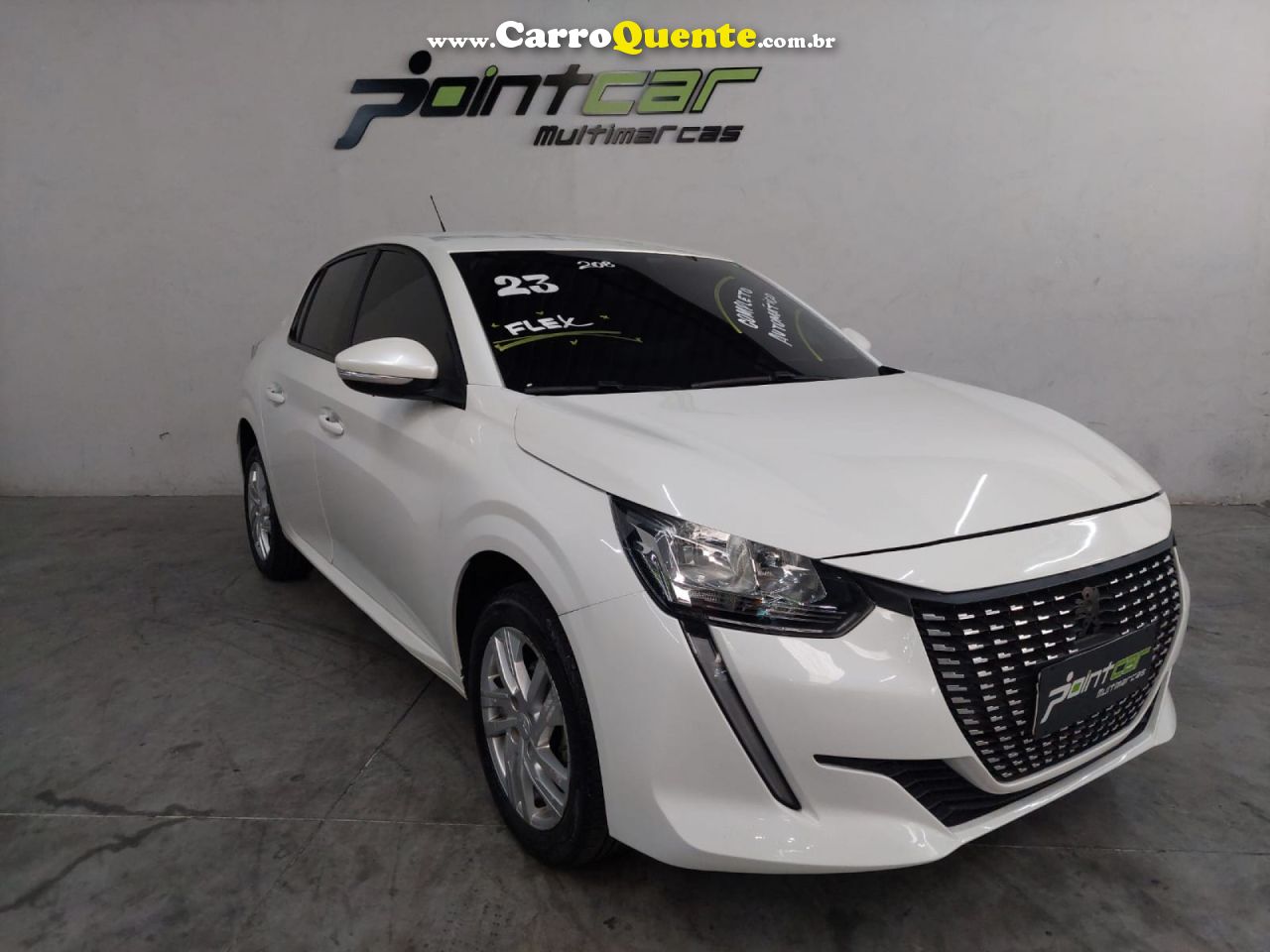 PEUGEOT   208 ACTIVE 1.6 FLEX 16V 5P AUT.   BRANCO 2023 1.6 FLEX - Loja