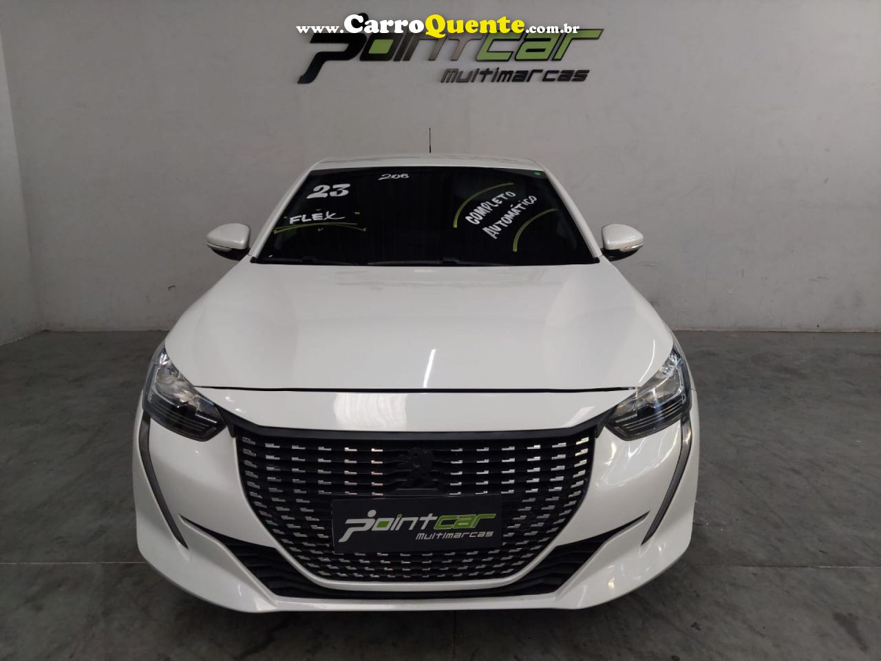 PEUGEOT   208 ACTIVE 1.6 FLEX 16V 5P AUT.   BRANCO 2023 1.6 FLEX - Loja