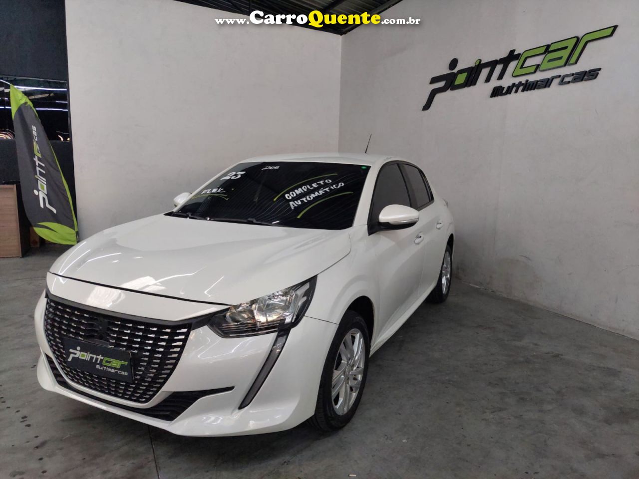 PEUGEOT   208 ACTIVE 1.6 FLEX 16V 5P AUT.   BRANCO 2023 1.6 FLEX - Loja