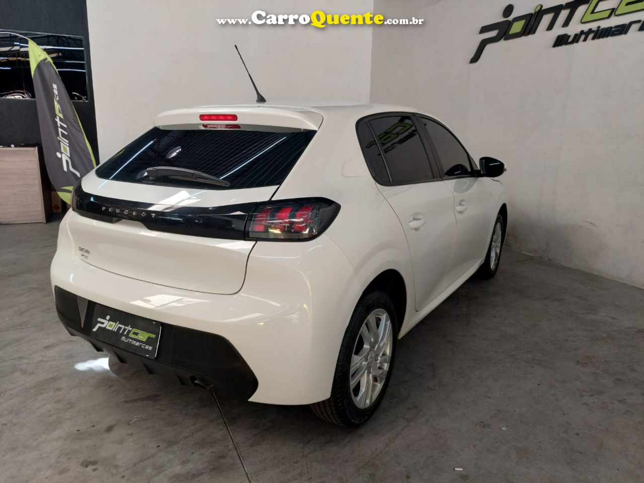 PEUGEOT   208 ACTIVE 1.6 FLEX 16V 5P AUT.   BRANCO 2023 1.6 FLEX - Loja