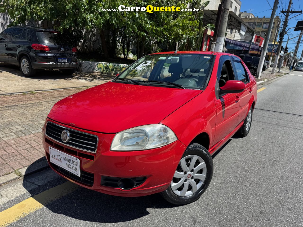 FIAT   SIENA EL 1.0 MPI FIRE FLEX 8V 4P   VERMELHO 2012 1.0 FLEX - Loja