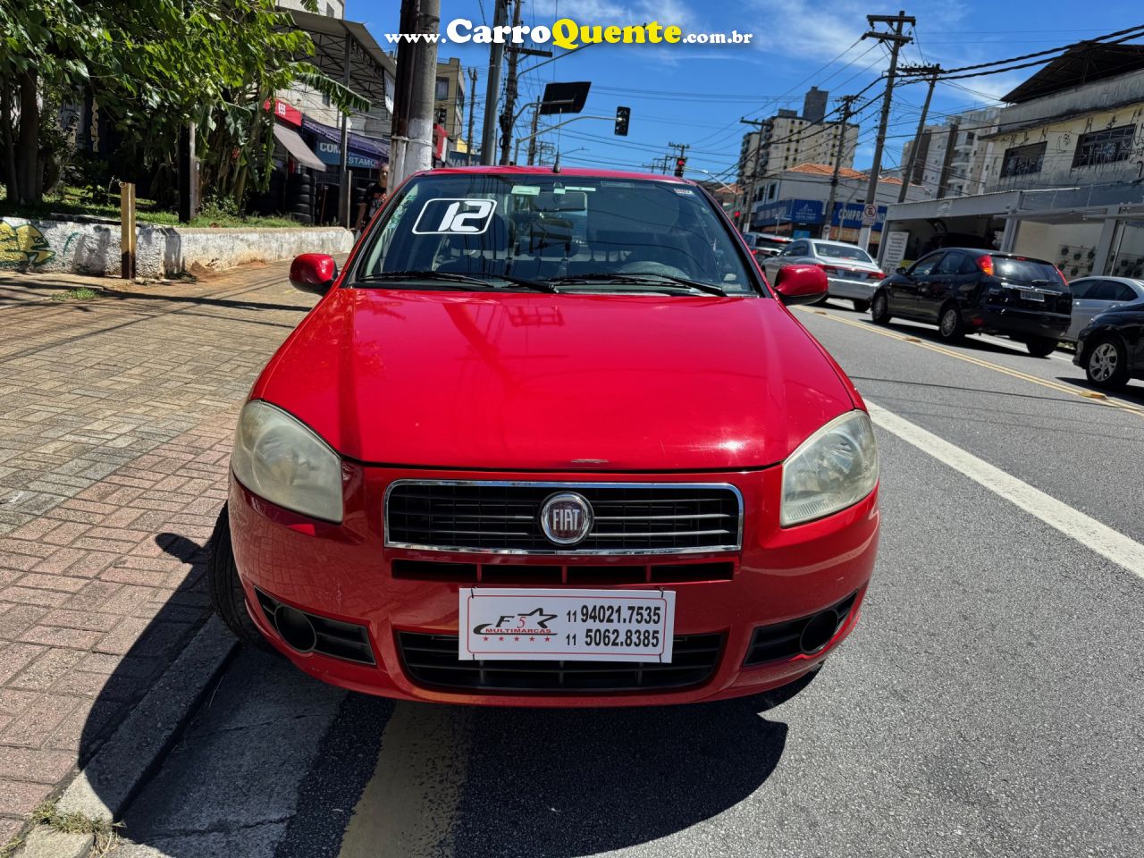 FIAT   SIENA EL 1.0 MPI FIRE FLEX 8V 4P   VERMELHO 2012 1.0 FLEX - Loja