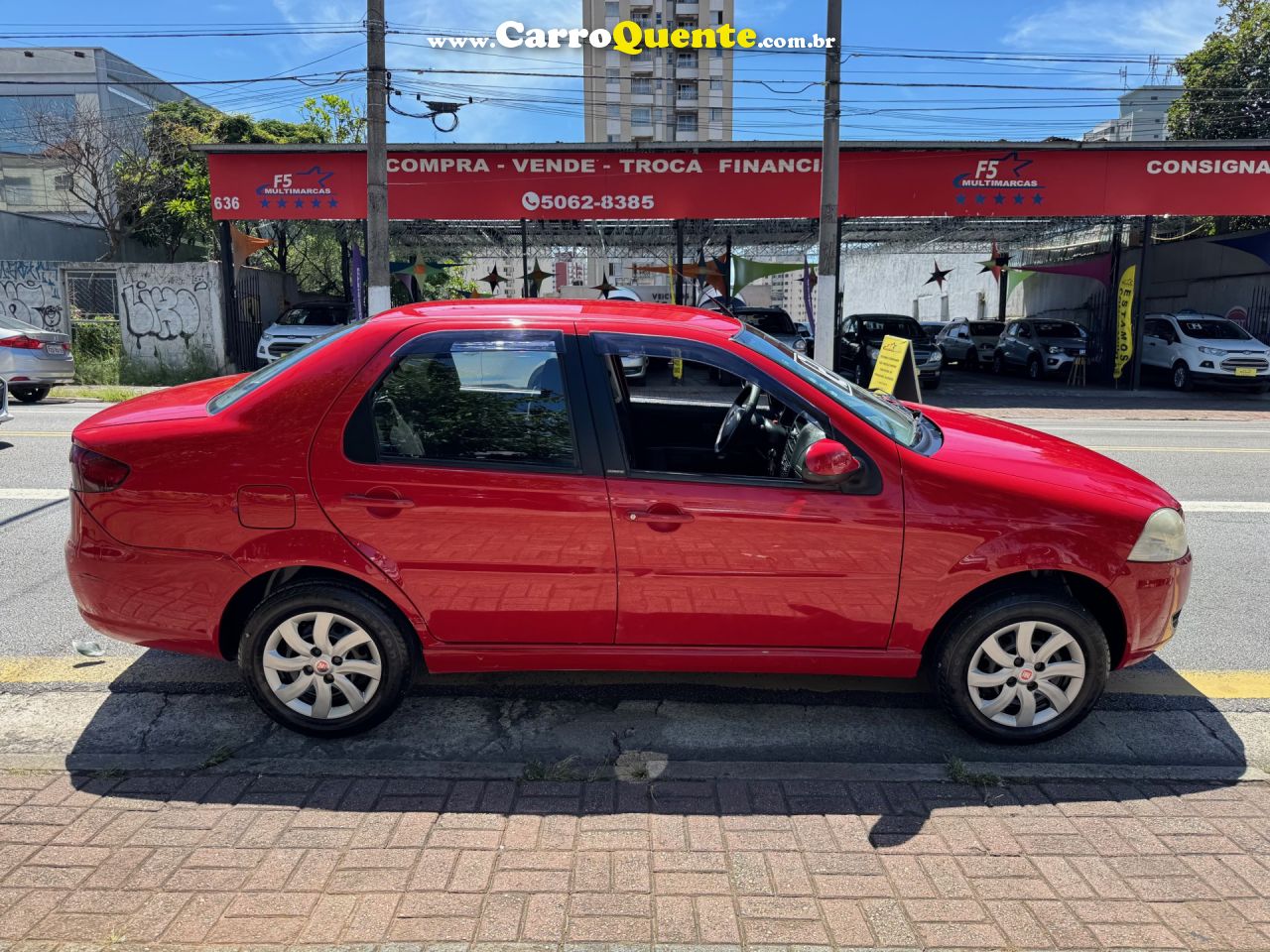 FIAT   SIENA EL 1.0 MPI FIRE FLEX 8V 4P   VERMELHO 2012 1.0 FLEX - Loja