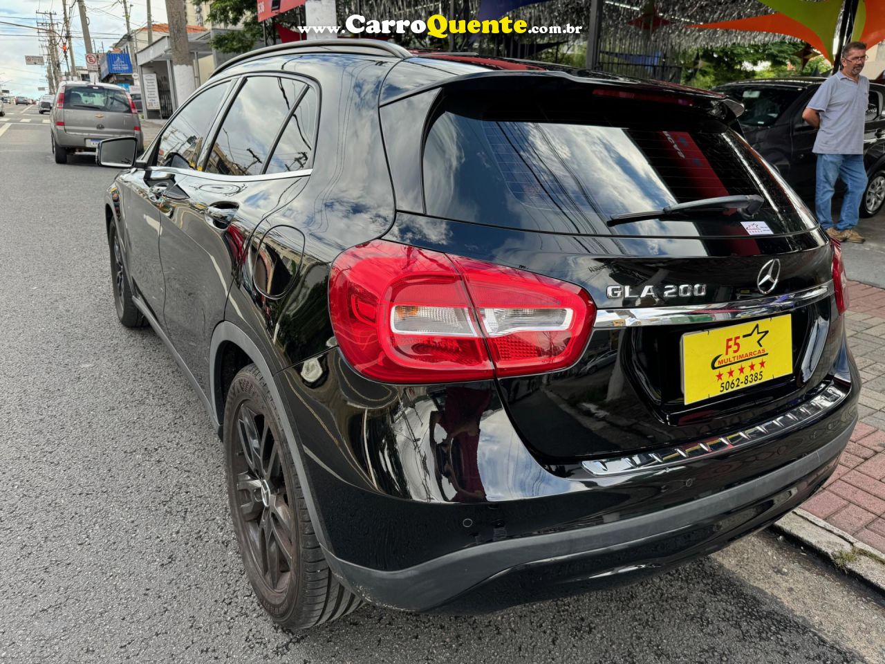 MERCEDES-BENZ   GLA 200 STYLE 1.6 TB 16VFLEX AUT.   PRETO 2015 1.6 FLEX - Loja
