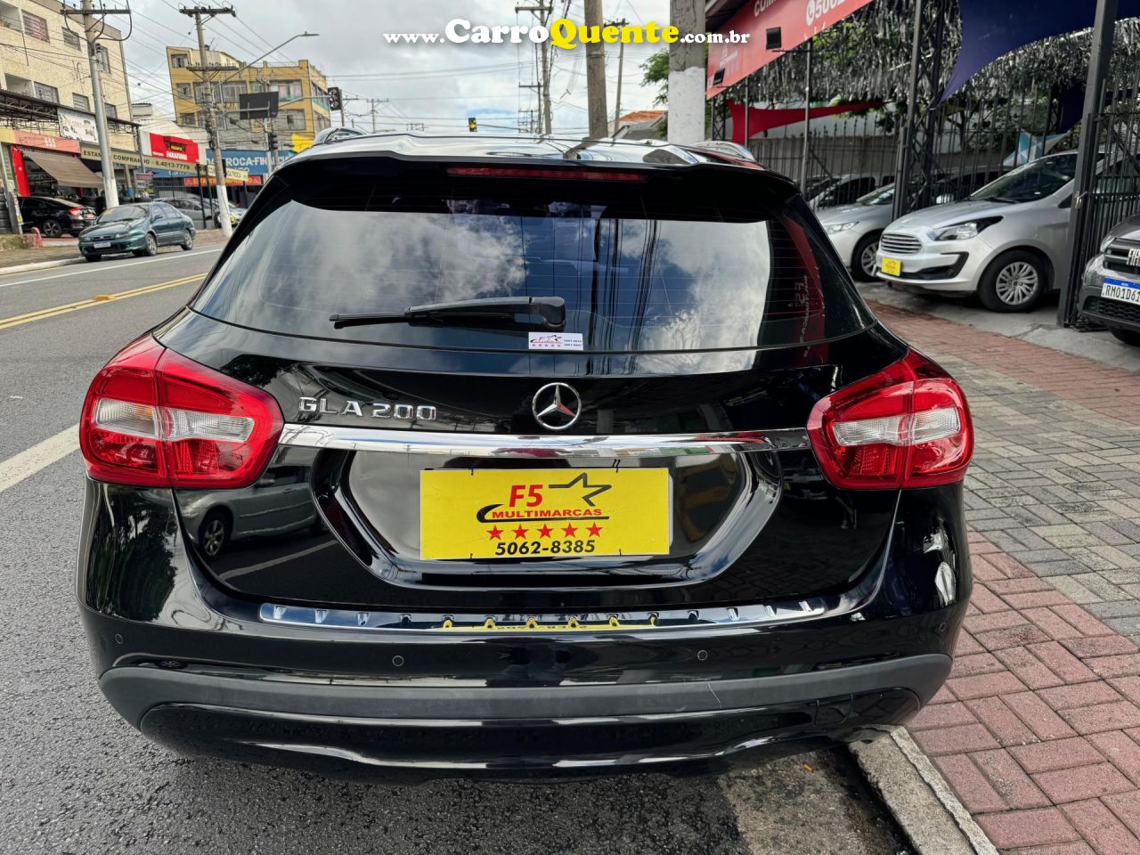 MERCEDES-BENZ   GLA 200 STYLE 1.6 TB 16VFLEX AUT.   PRETO 2015 1.6 FLEX - Loja