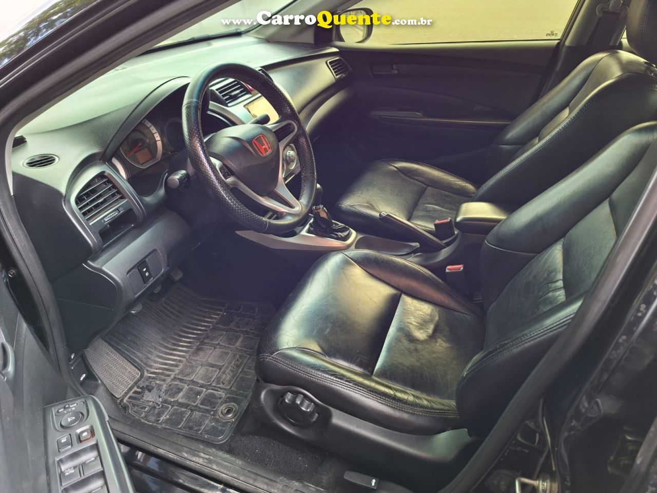 HONDA   CITY SEDAN LX 1.5 FLEX 16V 4P MEC.   PRETO 2011 1.5 FLEX - Loja