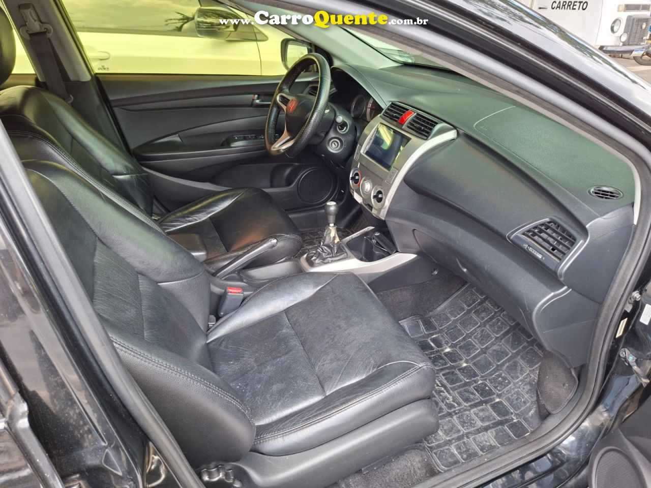 HONDA   CITY SEDAN LX 1.5 FLEX 16V 4P MEC.   PRETO 2011 1.5 FLEX - Loja