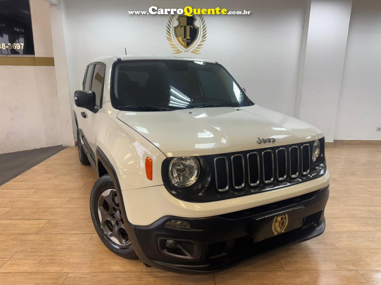 JEEP   RENEGADE SPORT 1.8 4X2 FLEX 16V AUT.   BRANCO 2016 1.8 FLEX - Loja