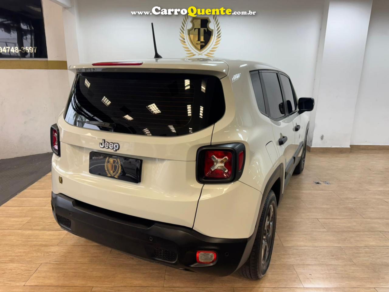 JEEP   RENEGADE SPORT 1.8 4X2 FLEX 16V AUT.   BRANCO 2016 1.8 FLEX - Loja