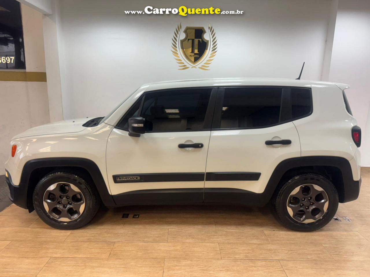 JEEP   RENEGADE SPORT 1.8 4X2 FLEX 16V AUT.   BRANCO 2016 1.8 FLEX - Loja