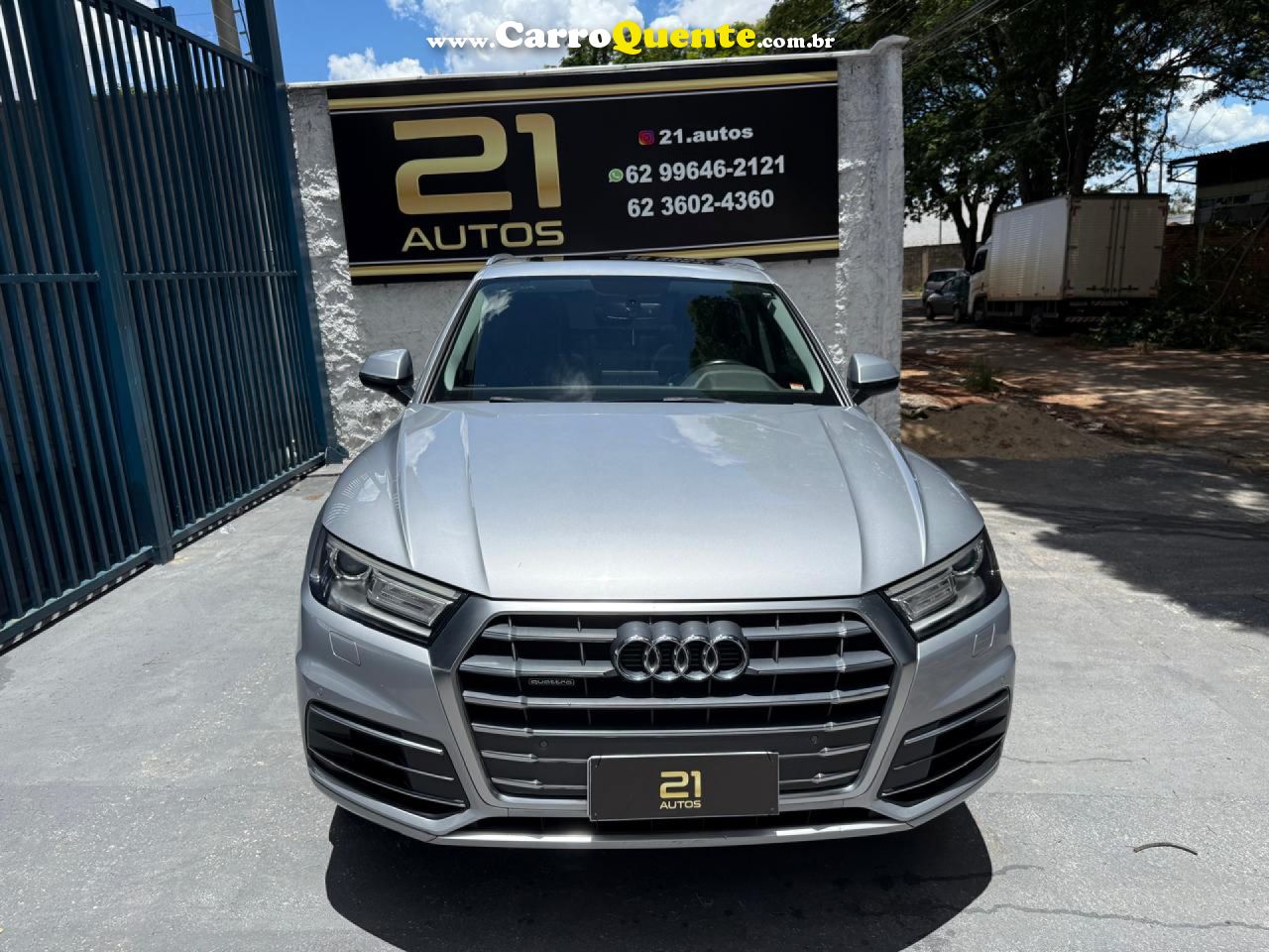 AUDI   Q5 AMBITION 2.0 TFSI QUATTRO S TRONIC   PRATA 2018 2.0 GASOLINA - Loja